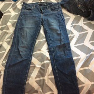 Distressed American Eagle jeans